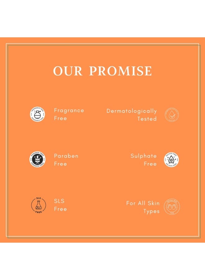 NOURRIR CleanseMe Gentle Skin Cleanser Face wash | 200 ML |All Skin Types | Enriched with Allantoin & Colloidal Oatmeal | Use with or Without Water | Soap Free - Image 5